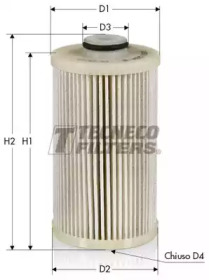TECNECO FILTERS gs011234e -  Топливный фильтр